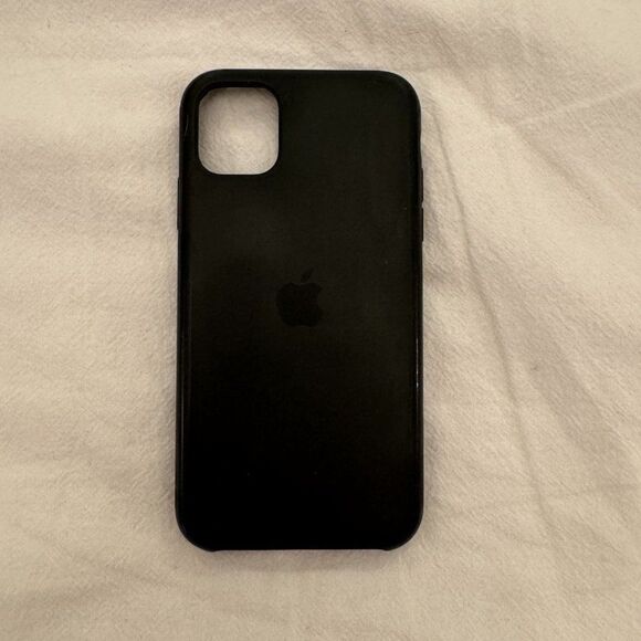 Apple iphone 11 Phone Silicone Case in Black - Picture 2 of 9